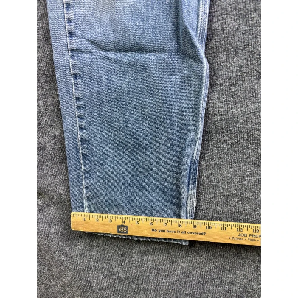 Carhartt Jeans Mens 36x30 Light‎ Blue Relaxed Fit Straight Leg Workwear Denim